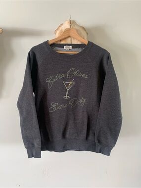 Wildfox ‘Extra Olives Extra Dirty' Graphic Sweatshirt